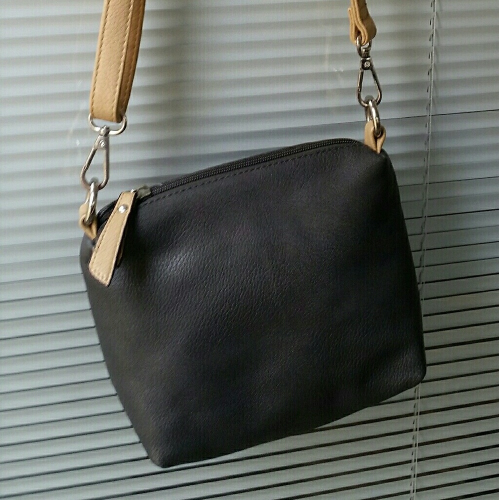 Charming Charlie Brownish Gray Crossbody Handbag